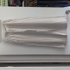 Wide leg linen pants